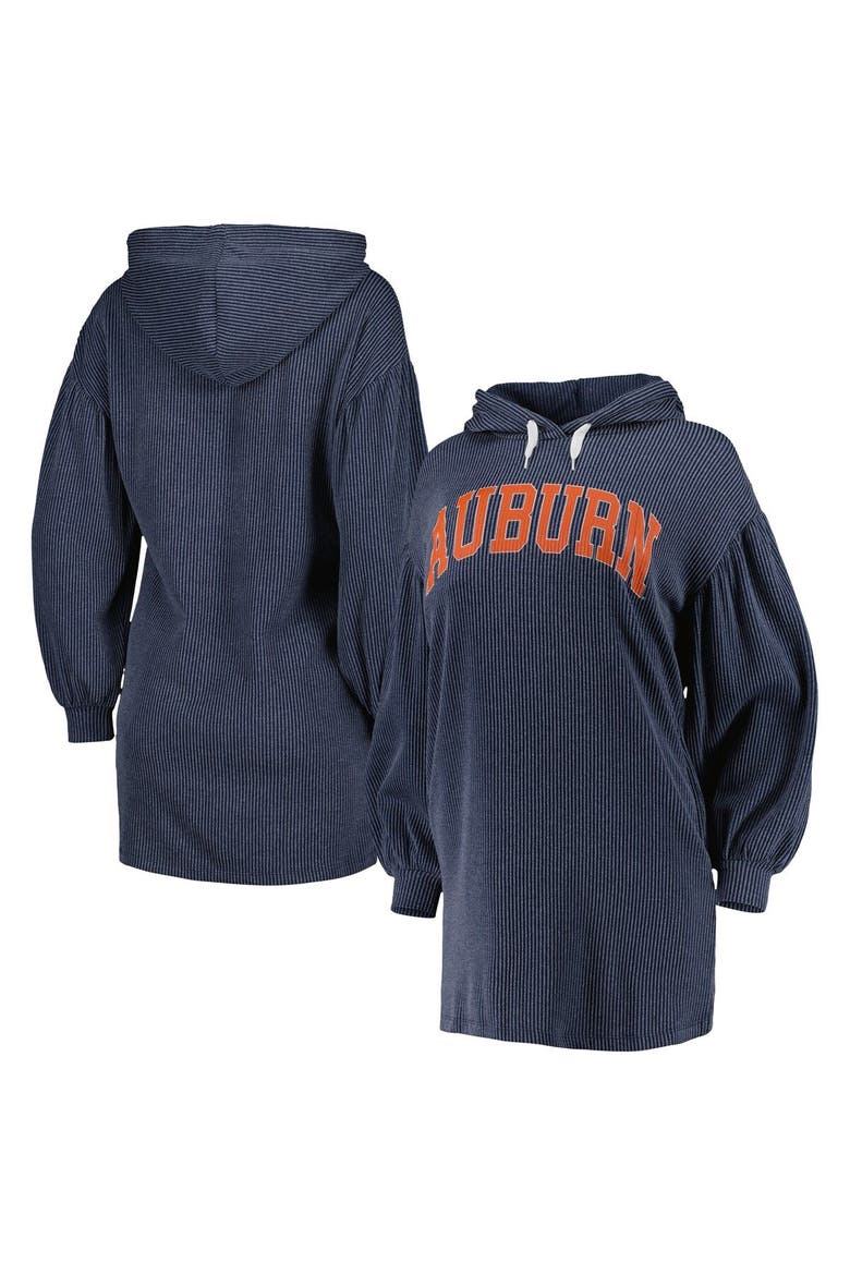 Women's Gameday Couture Navy Auburn Tigers Game Winner Vintage Wash Tri-Blend Dress, Main, color, Navy