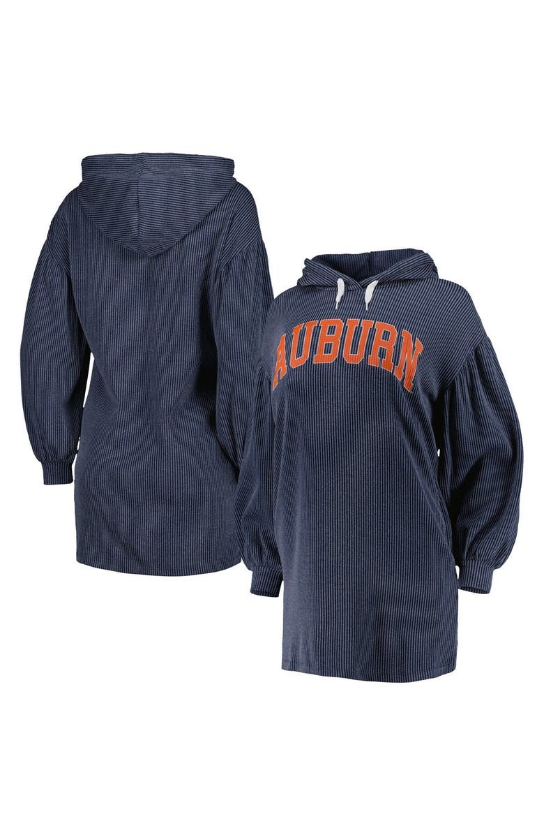 GAMEDAY COUTURE Women's Gameday Couture Navy Auburn Tigers Game Winner Vintage Wash Tri-Blend Dress, Main, color, Navy