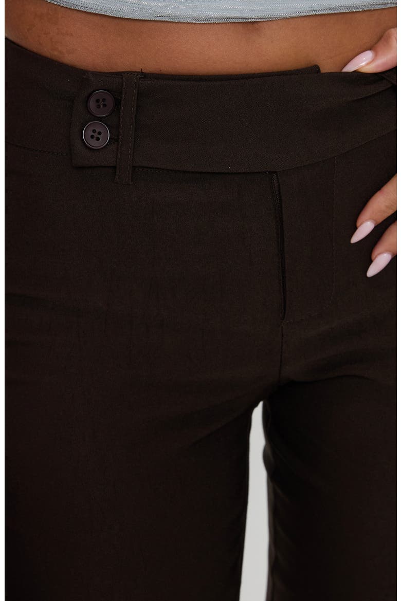 Kinkirk Low Rise Flare Pants, Alternate, color, CHOCOLATE