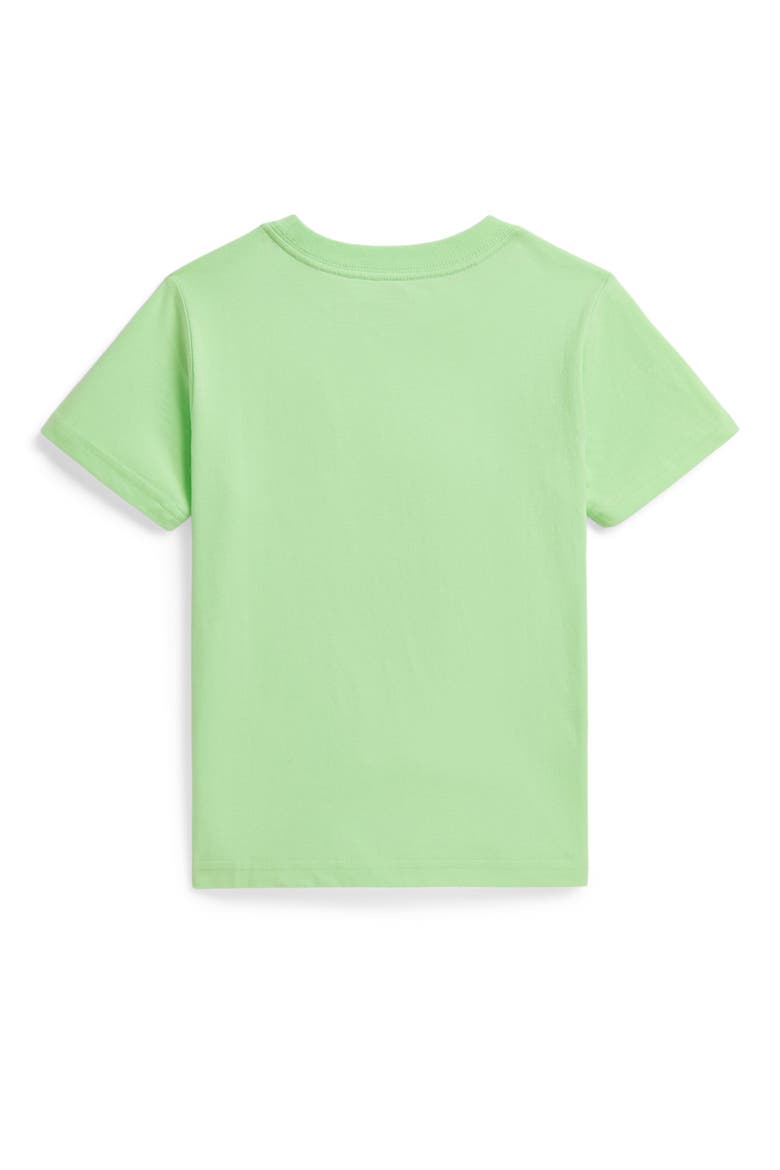 Kids' Cotton Jersey Pocket T-Shirt, Alternate, color, KEY LIME