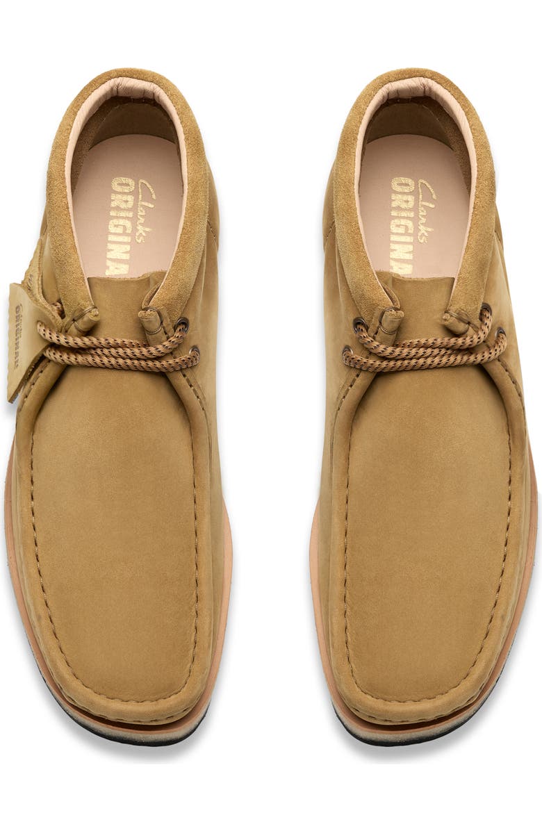 Clarks<sup>®</sup> Originals Wallabee Scout Chukka Boot, Alternate, color, Oakmoss Nubuck