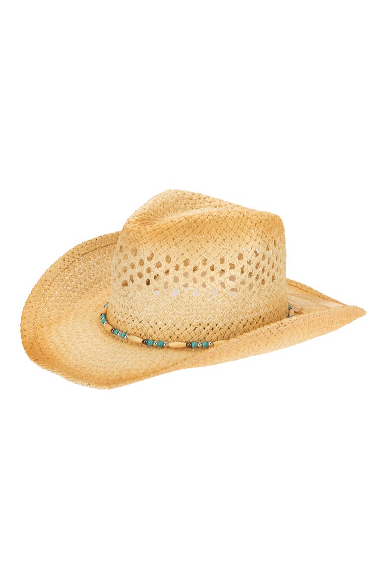 Kaia Cowboy Hat, Main, color, NATURAL