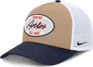 Nike Men's Nike Khaki/Navy Houston Astros Rise A-Frame Trucker Adjustable Hat