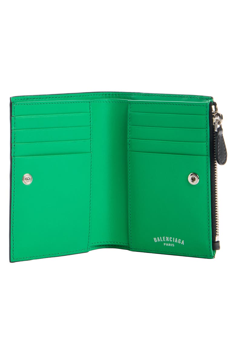 Snob Allover Logo Coated Canvas Bifold Wallet, Alternate, color, AMARANTH