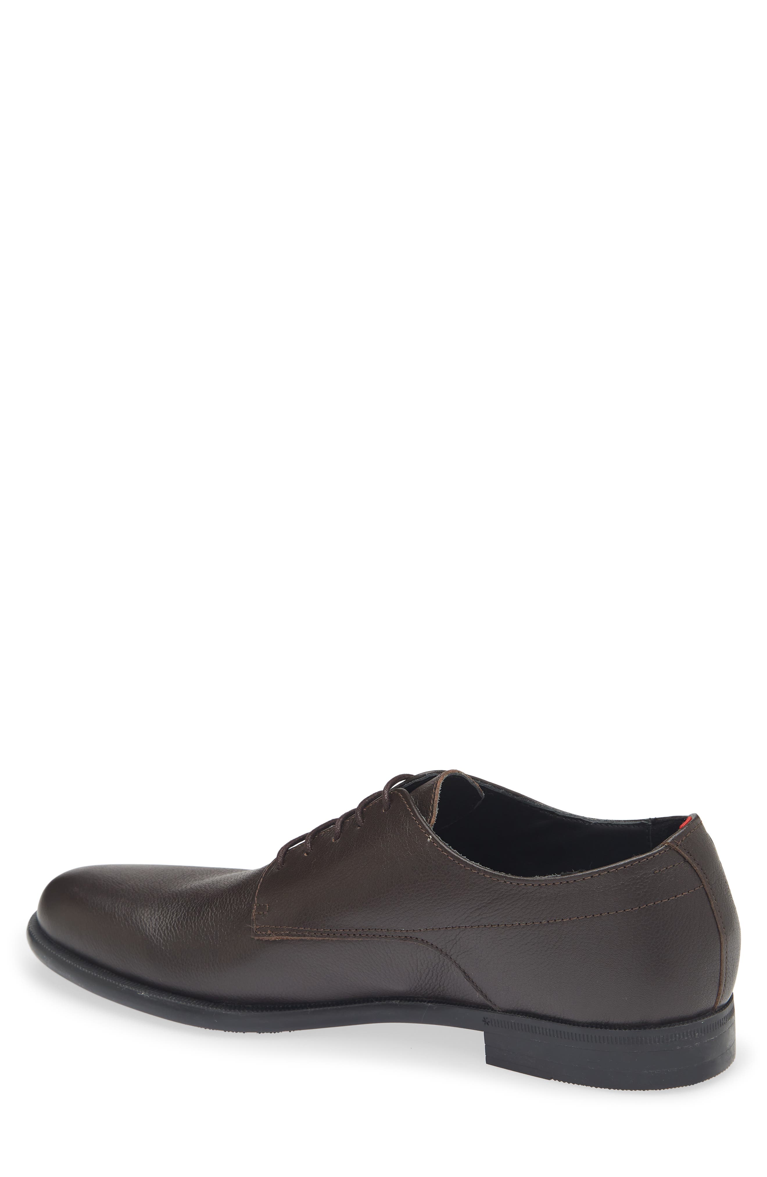 Kyron Plain Toe Derby, Alternate, color, DARK BROWN