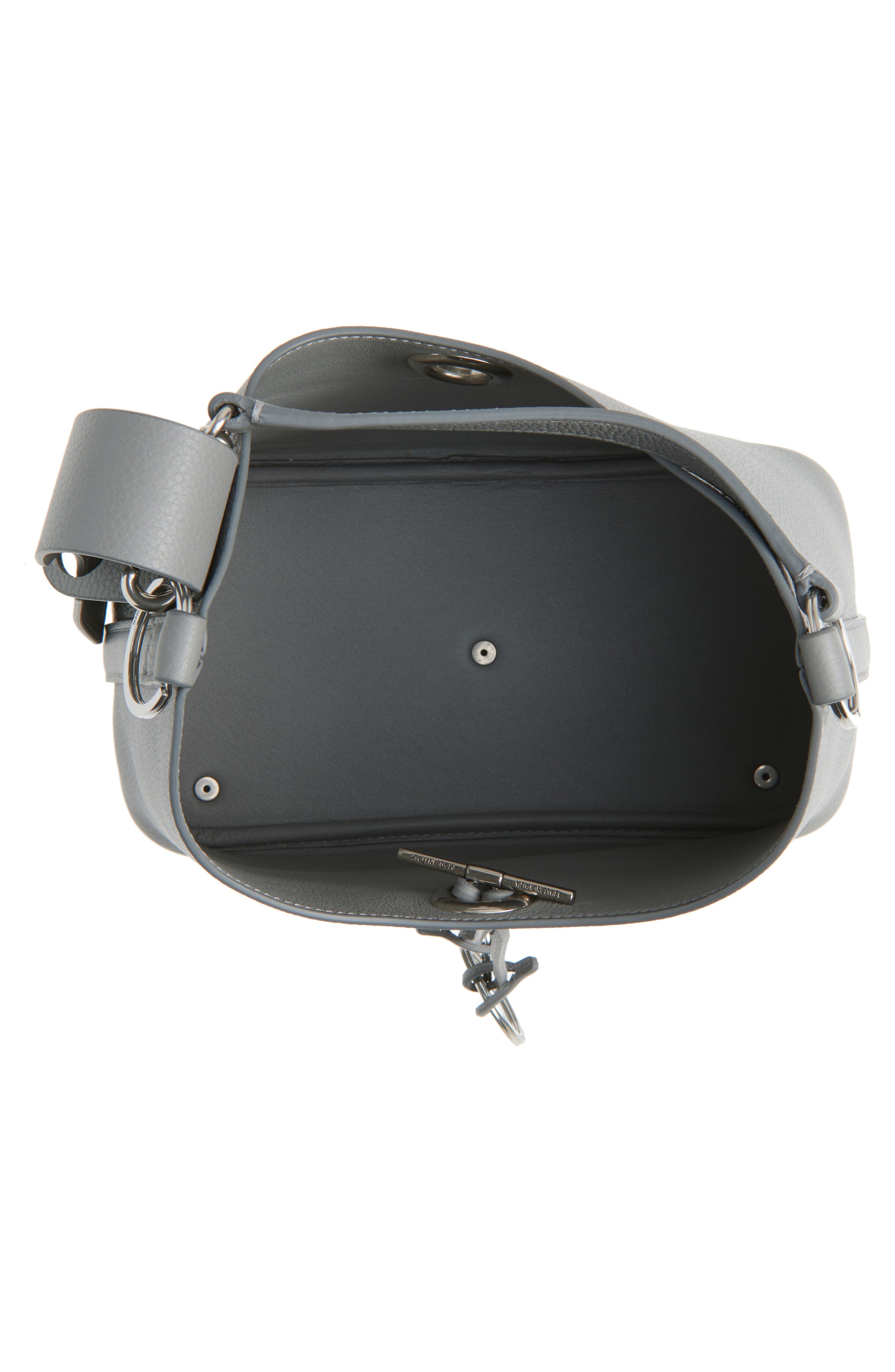 Small Carrie Grained Leather Hobo Bag, Alternate, color, 1108 BALENCIAGA GREY