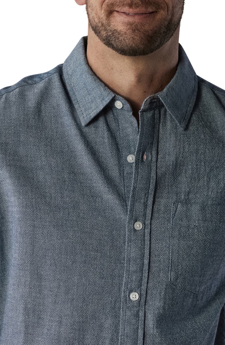 The Normal Brand Lived In Cotton Button-Up Shirt, Alternate, color, 
