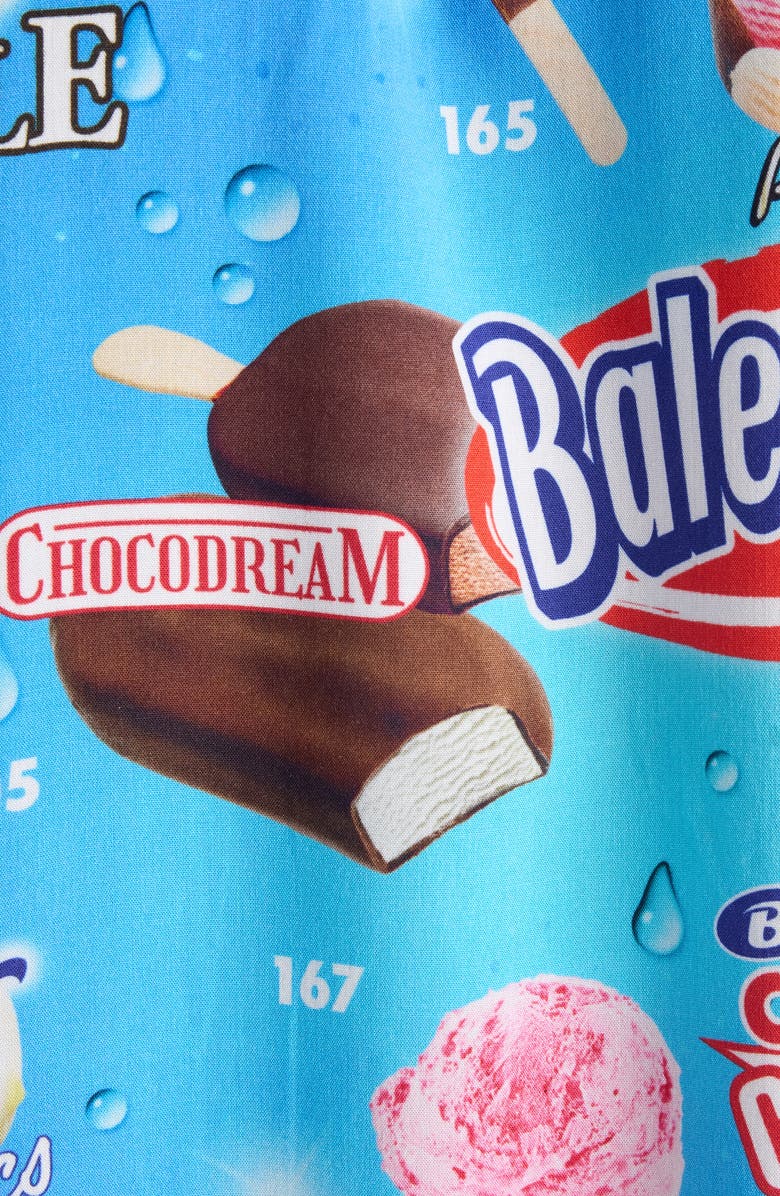 Balenciaga Sweet Treats Button-Up Shirt, Alternate, color, 4011 Blue