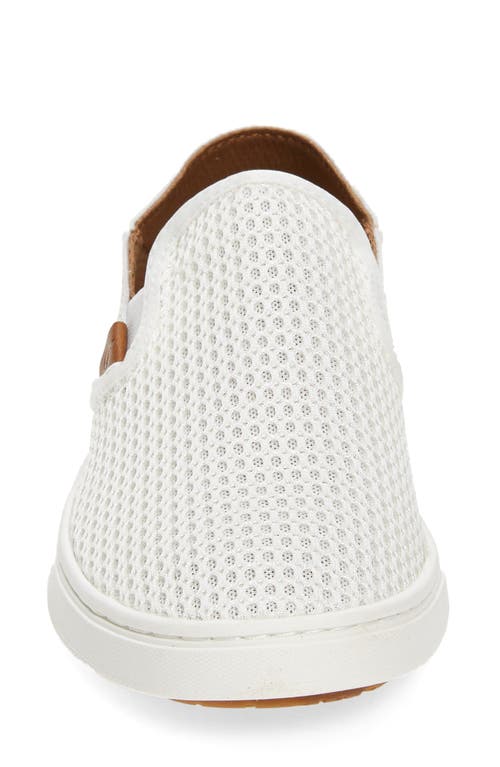 Olukai W Pehuea-wht In Bright White Fabric In Bright White/bright White