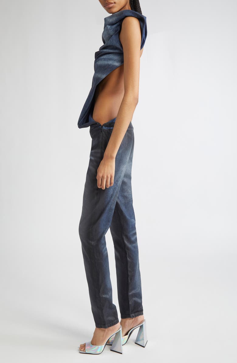 DIESEL<sup>®</sup> De-Clodia Sleeveless Denim Jumpsuit, Alternate, color, Deep/ Black