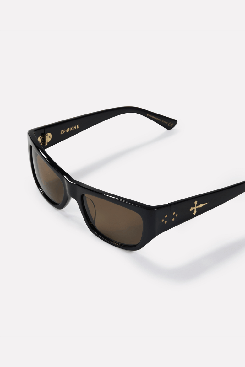 Memphis Sunglasses, Alternate, color, Black/ Brown