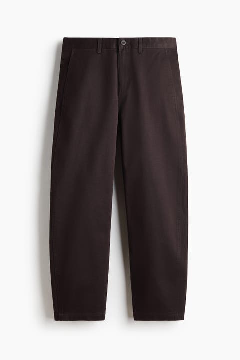 Relaxed Fit Barrel Chinos