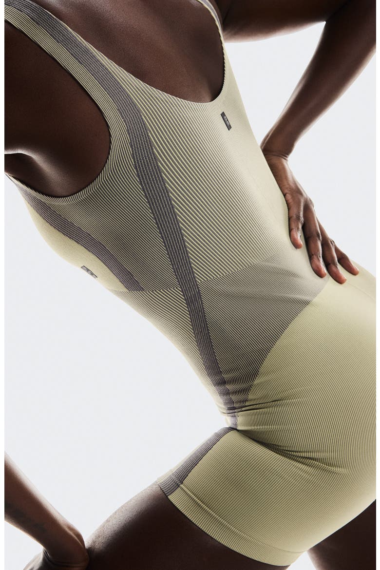 Studio Knit Bodysuit, Alternate, color, CAPER