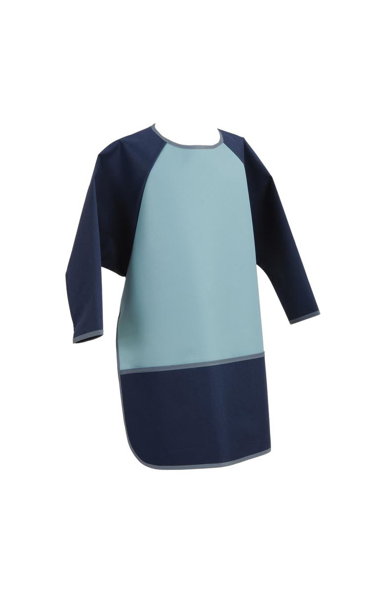 Kaplan Early Learning Company Preschool Long Sleeve Art Apron - Set of 4, Alternate, color, Blue