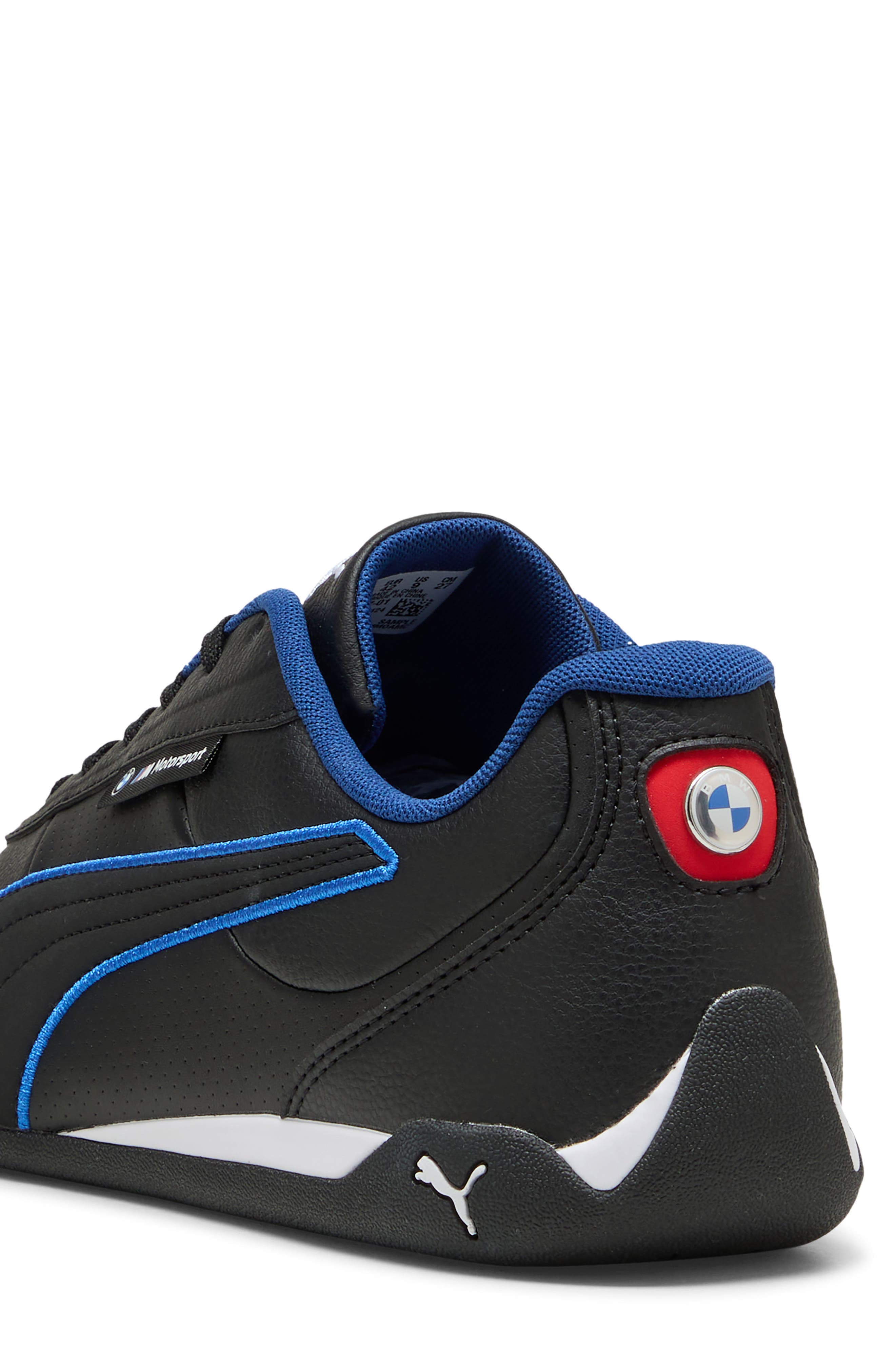 BMW M Motorsport Replicat-X Sneaker, Alternate, color, PUMA BLACK/ COOL COBALT