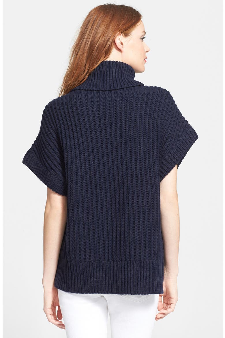 chunky turtleneck, Alternate, color, RICH NAVY