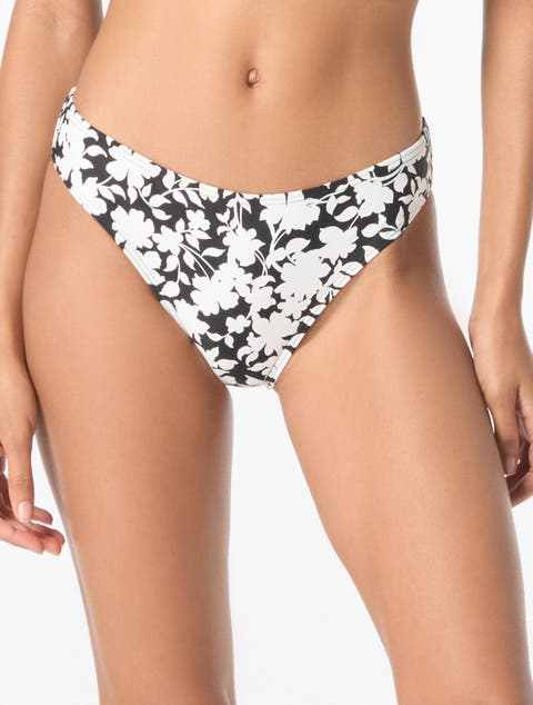 Monotone Floral Classic Bikini Bottom