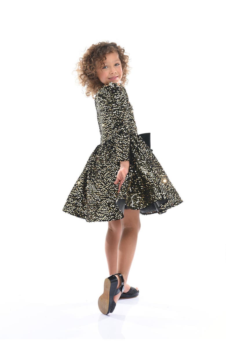 Tulleen Zoria Dress, Alternate, color, Black