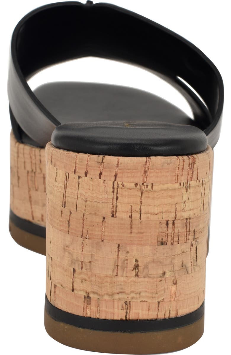 Tommy Hilfiger Heliena Platform Wedge Slide Sandal, Alternate, color, Black01