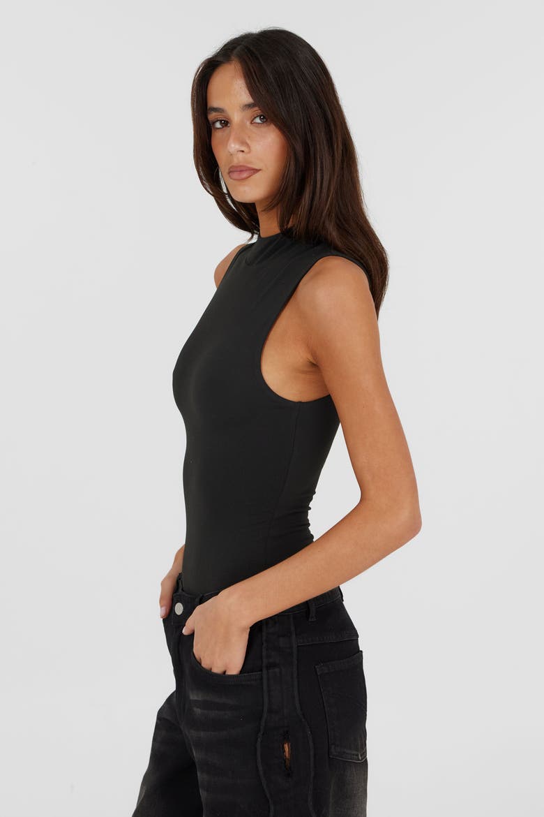 Adeline Bodysuit, Alternate, color, Black