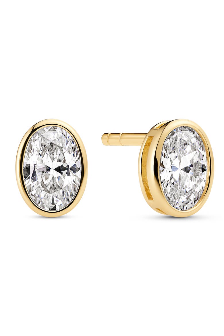 Earrings Sardinien Ovale, Main, color, 18K gold plated