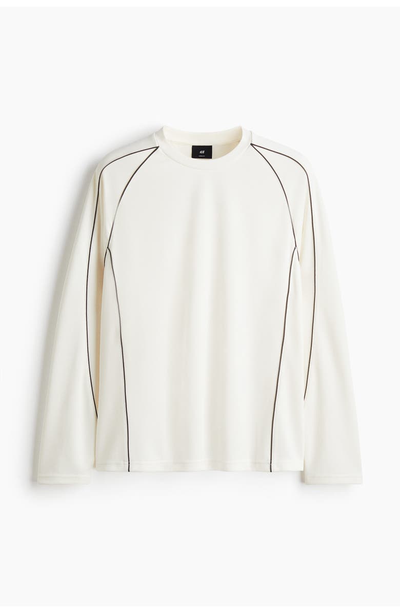 H&M Loose-fit mesh shirt, Alternate, color, 