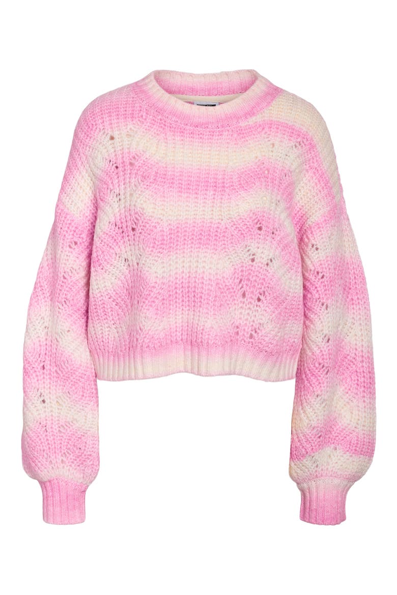 Kris Open Stitch Sweater, Alternate, color, BONBON DETAIL OMBRE