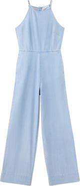 MANGO Denim Jumpsuit
