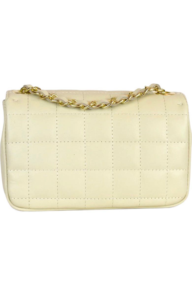 Persaman New York Evelyn Quilted Shoulder Bag, Alternate, color, Beige