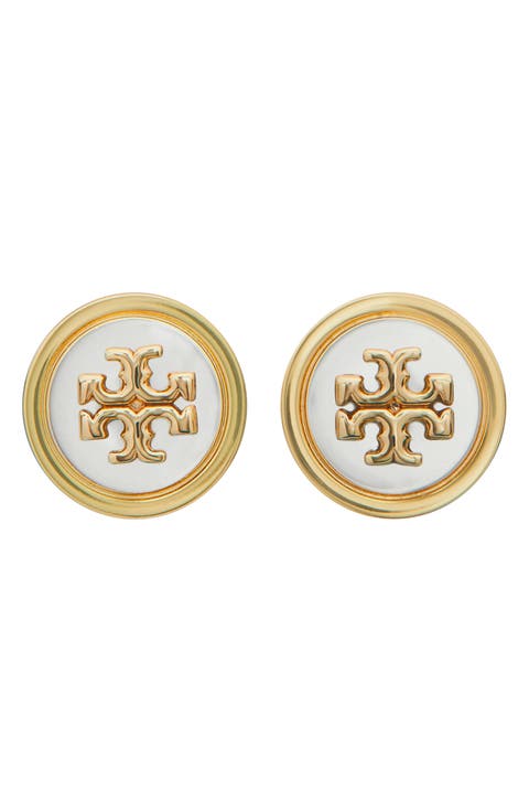 Icon Enamel Stud Earrings