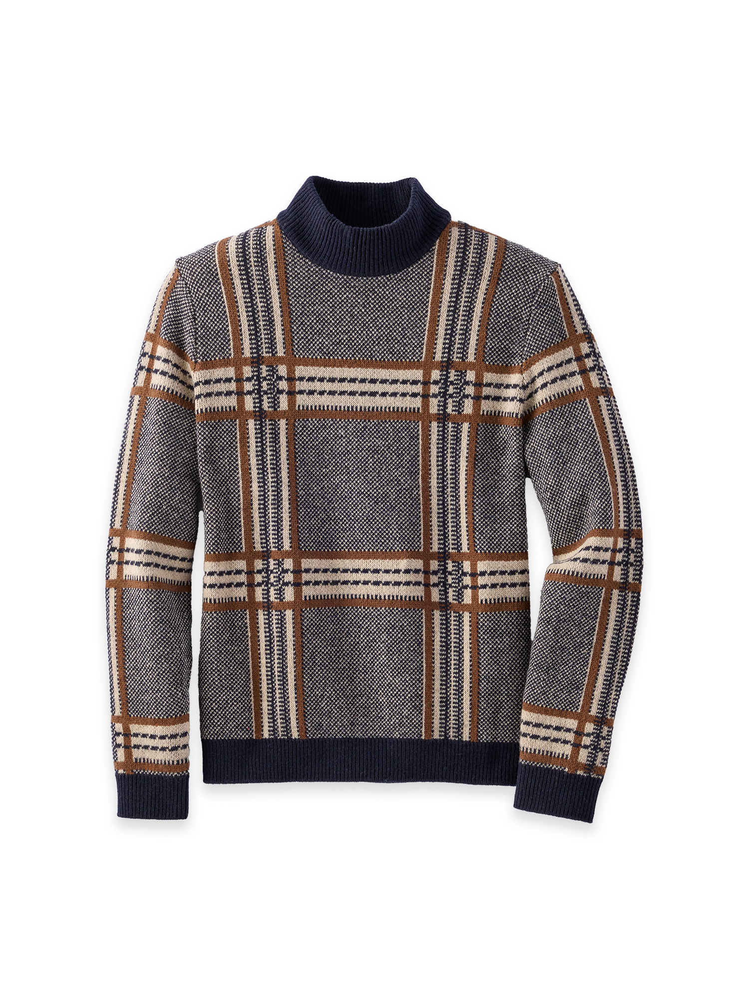 selected Navy/Brown