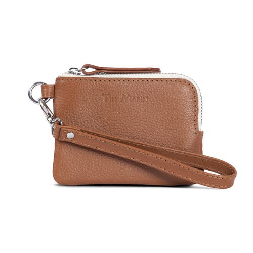 Tin Marin Gina Leather Top Zip Wallet In Brown