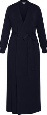 City Chic Larkin Long Sleeve Maxi Sweater Dress