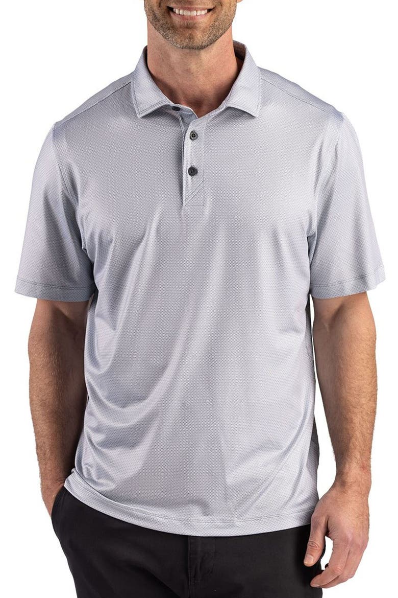 Pike Microprint Epic Confidence Performance Polo, Main, color, ELEMENTAL GREY