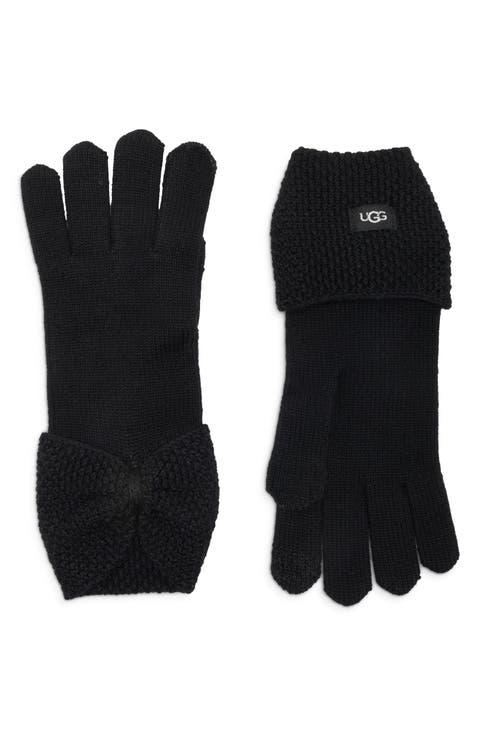 Bow Wool Blend Tech Glove