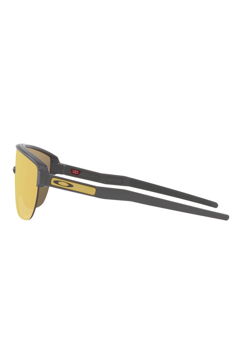 Corridor 142mm Semi Rimless Prizm™ Polarized Shield Sunglasses, Alternate, color, GREY JEANS
