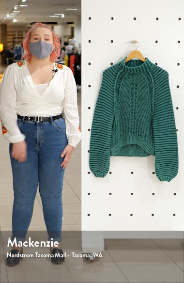 Free People - Vickie Mock Neck Sweater