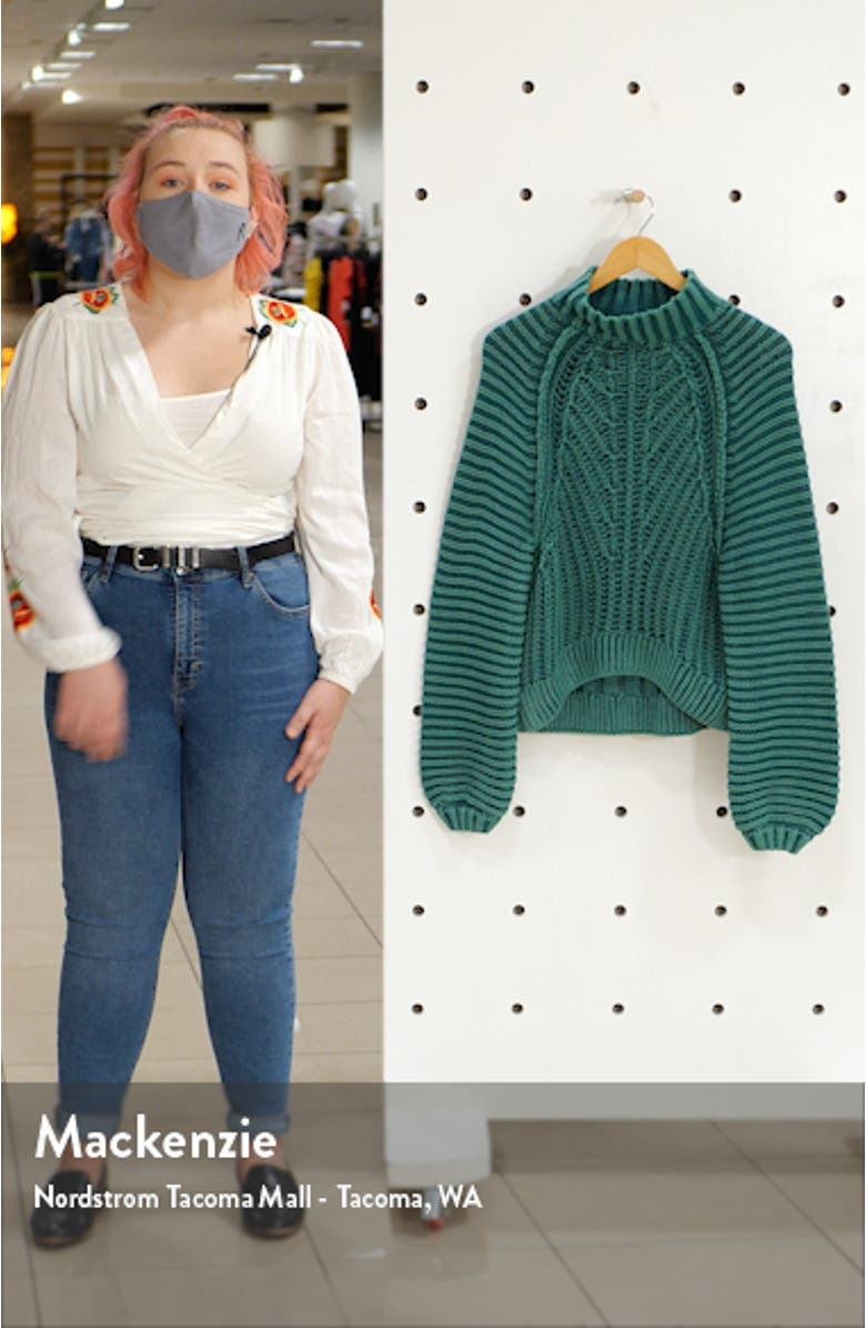 Sweetheart Mock Neck Sweater, sales video thumbnail