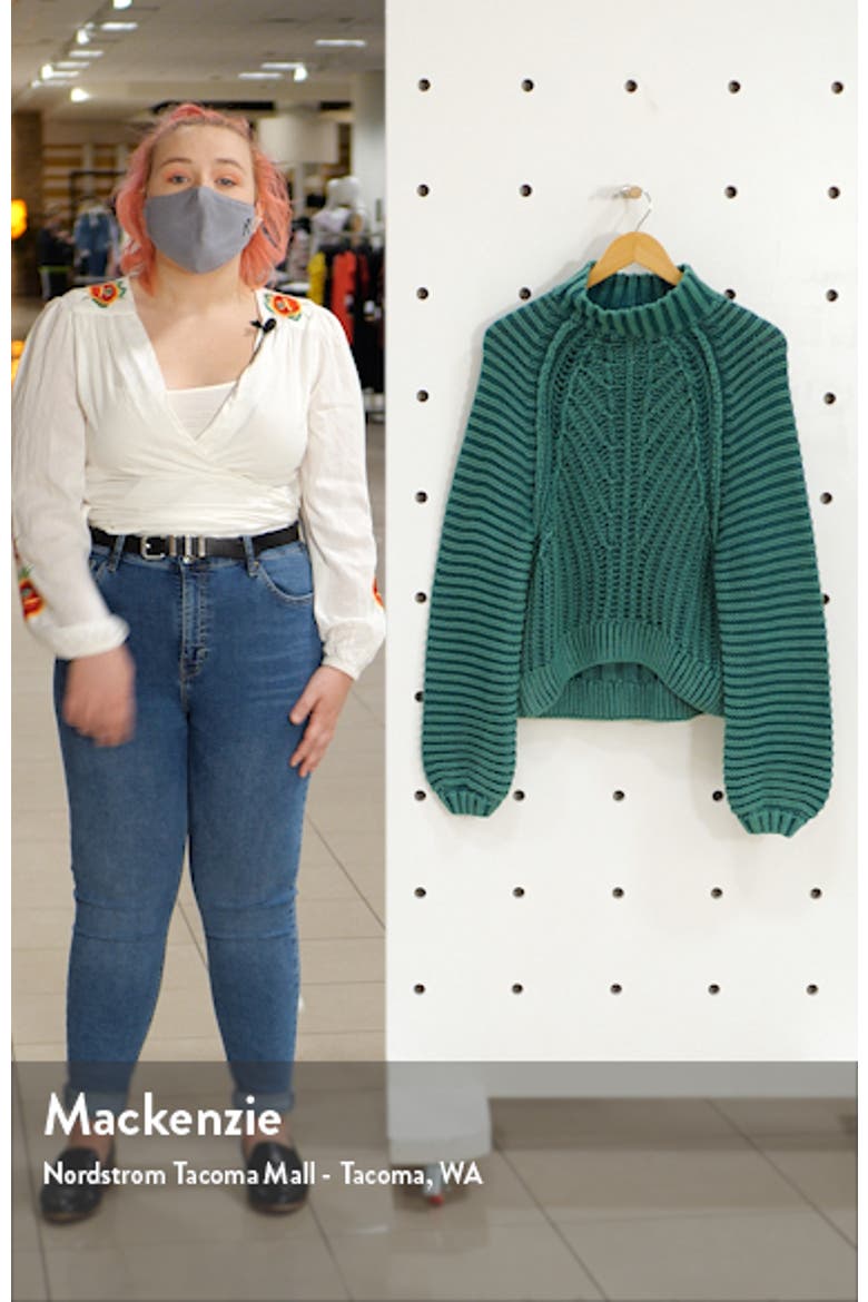 Sweetheart Mock Neck Sweater video