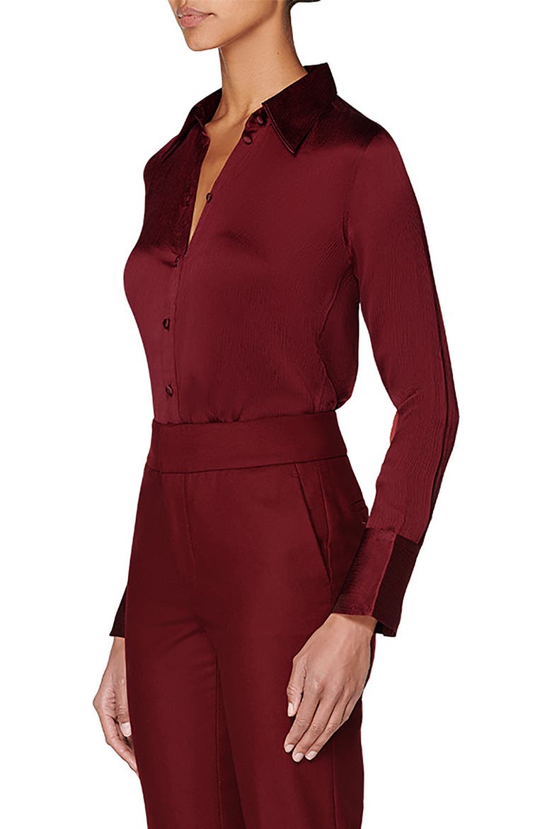 Alec Blouse, Alternate, color, BURGUNDY