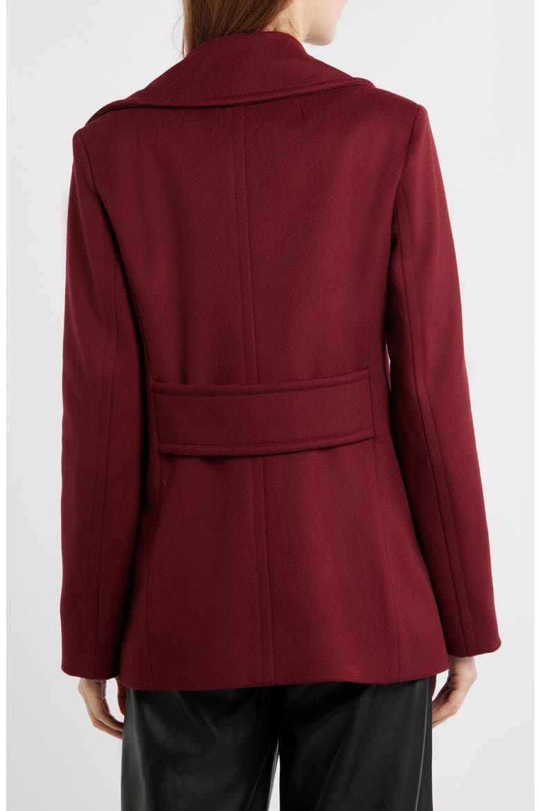 Ali Wool Peacoat (Nordstrom Exclusive), Alternate, color, MERLOT