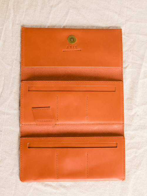 Able Debre Wallet In Clay