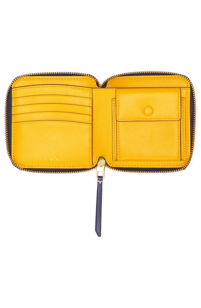 Tory Burch T Monogram Jacquard Bifold Wallet, Alternate, color, Tory Navy