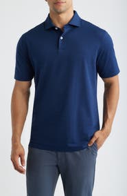 Peter Millar Crown Crafted Excursionist Flex Herringbone Polo