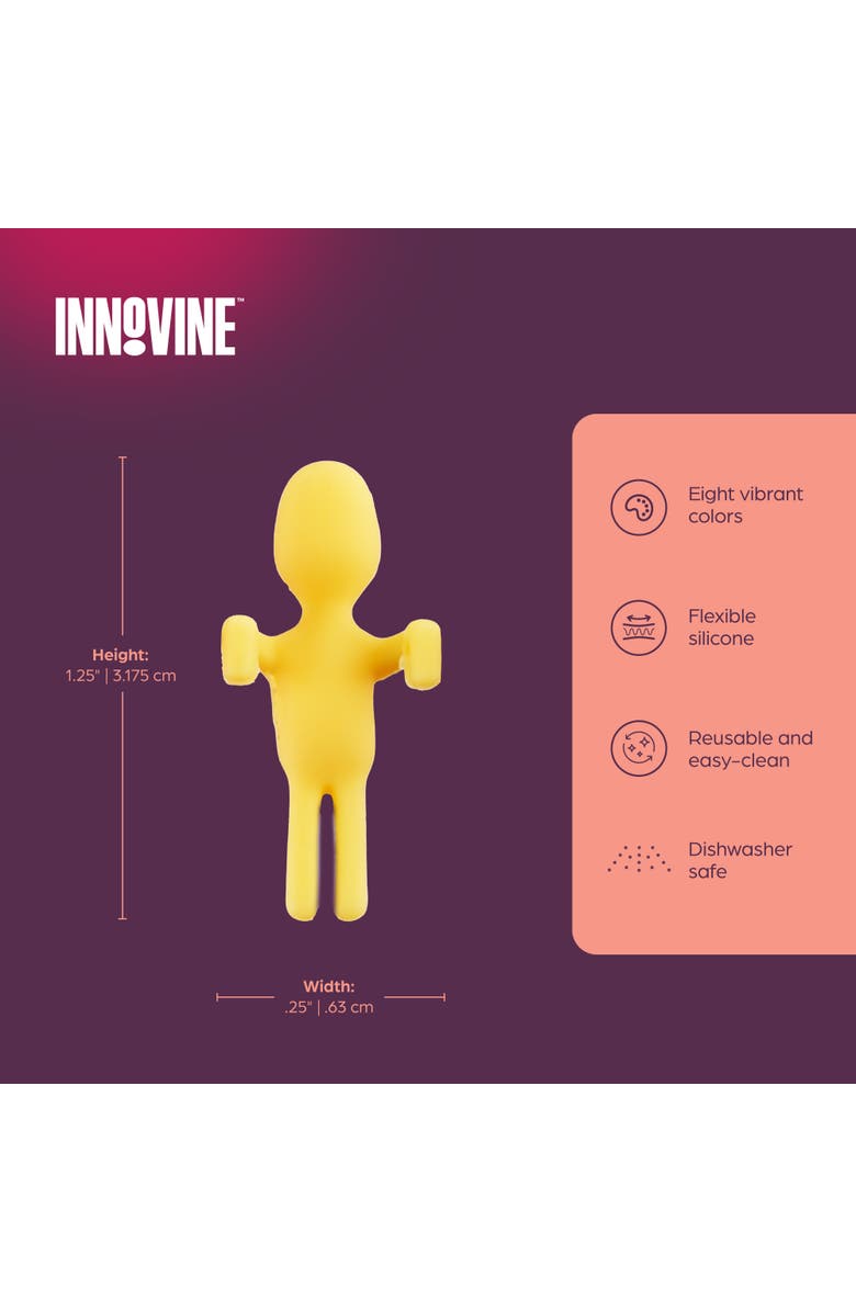 Innovine Wine Charms Set of 8, Alternate, color, Assorted