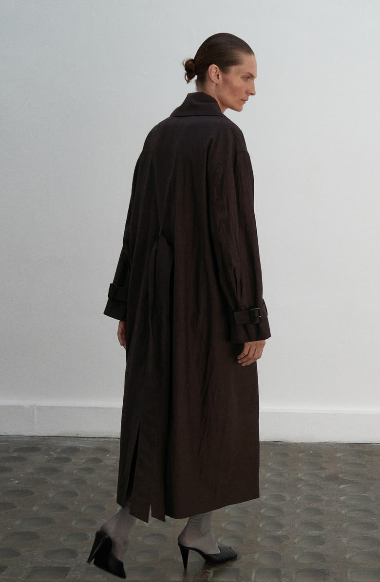 Selection Virgin Wool Blend Trench Coat