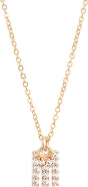 Set & Stones Gemma Initial Necklace