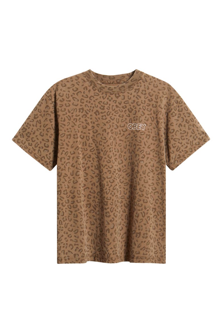 Treble Graphic T-Shirt, Alternate, color, LEOPARD CAMO