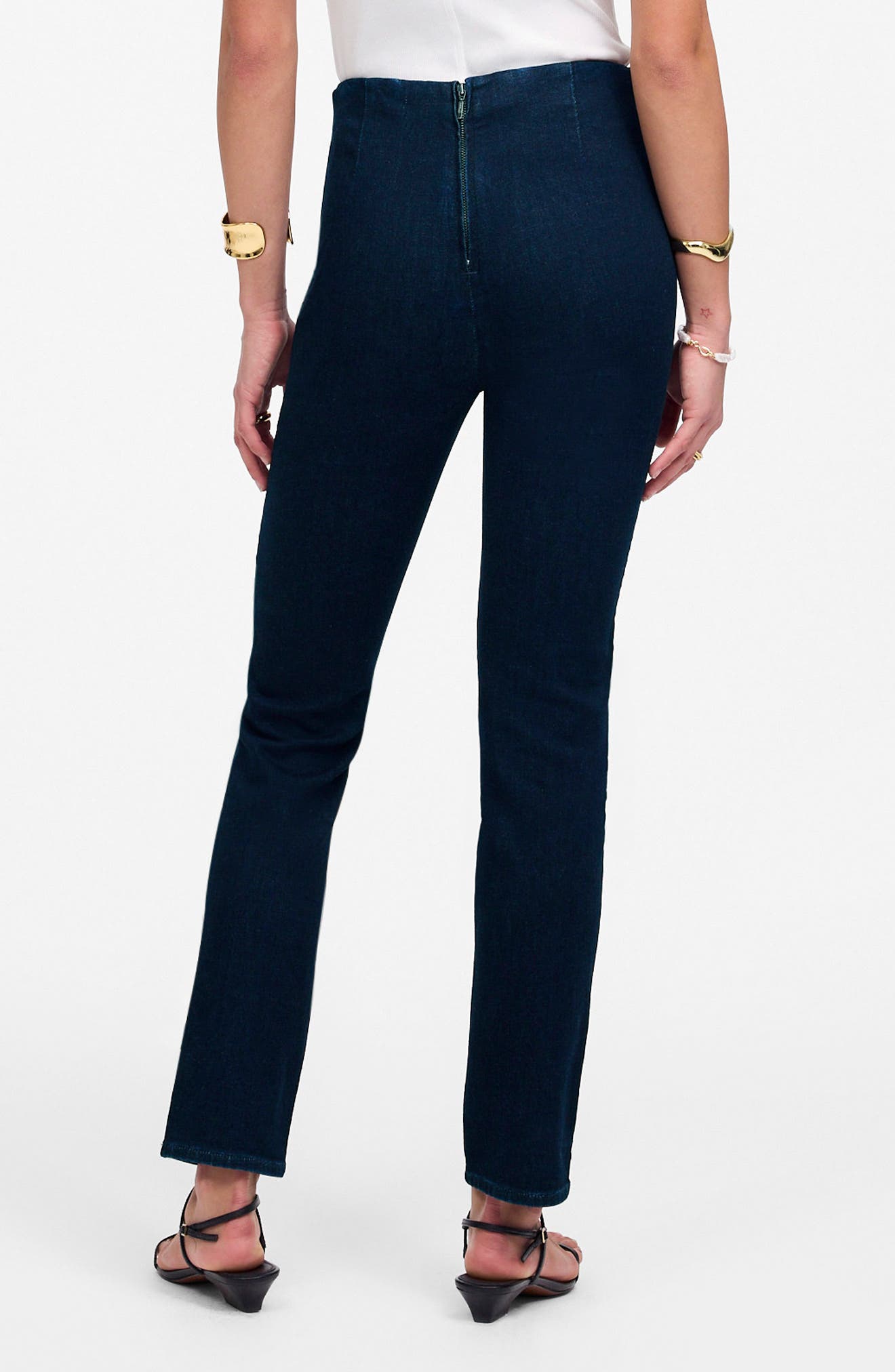 Slim Crop Denim Pants - image 2