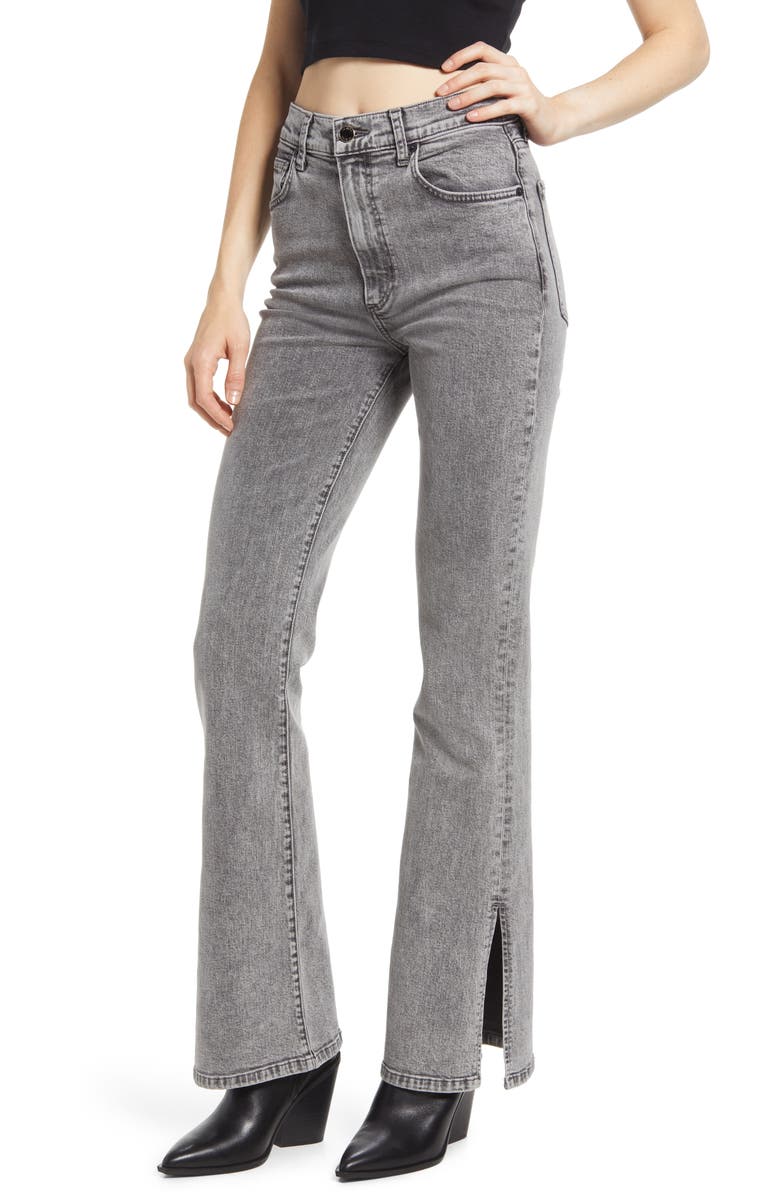 LE JEAN Stella High Waist Flare Leg Jeans, Main, color,